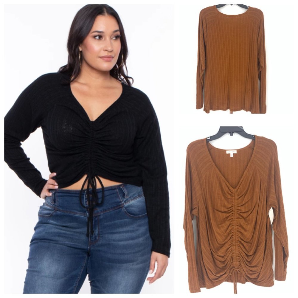 Curvy Sense Sunny Variegated Cashmere Sweater Knit